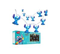 Disney Stitch LED String Lights 10 pcs, Fairy Lights Kids Teenagers Adults 150cm, Indoor Bedroom Dorm Decor Accessories