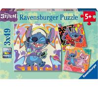 Ravensburger Disney Stitch 3x 49 Pieces Jigsaw Puzzles for Kids Age 5 Years Up