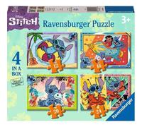 Ravensburger Jigsaw Puzzles Disney Stitch - 4-in-1 Box (12, 16, 20, 24 pcs) Ages 3+