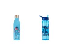 Disney Stitch Aluminum Water Bottle 600ml - Official Merchandise by Po