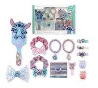 Disney Stitch and Angel 24 Piece Hair Accessories Set for Girls Hair Accessories Elastic Clips