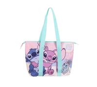 Disney Stitch and Angel Beach Bag, Travel Bag, Shopping Bag, Shoulder Bag, Gift for Women and Teens