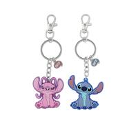 Disney Stitch And Angel Keychain Set GH00212RL.PH | Acotis - Base Metal