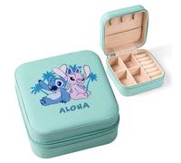Disney Stitch & Angel Aloha Sm Square Jewellery | Acotis - Base Metal