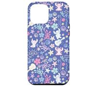 Disney Stitch & Angel Fluffy Summer Ocean Vibes Pattern Case for iPhone 12 Pro Max