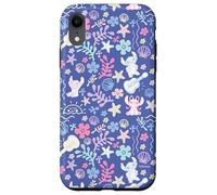 Disney Stitch & Angel Fluffy Summer Ocean Vibes Pattern Case for iPhone XR