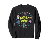 Disney Stitch & Angel Halloween "Scary Cute" Disney Costumes Sweatshirt