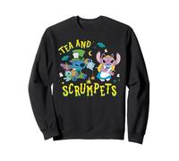 Disney Stitch & Angel Halloween Tea and SCRUMPets Wonderland Sweatshirt