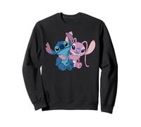 Disney Stitch & Angel Hug Valentine's Day Couples 2-Sided Sweatshirt