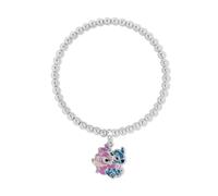 Disney Stitch & Angel Pendant Expander Bracelet | Acotis - Base Metal
