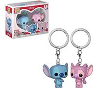 Disney Stitch & Angel Pocket Pop Keychain 2 Pack