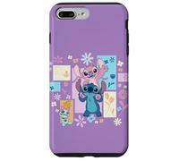 Disney Stitch & Angel Spring Easter Friendly Flower Faces Case for iPhone 7 Plus/8 Plus