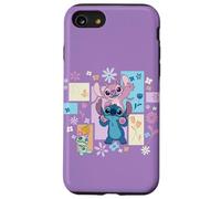 Disney Stitch & Angel Spring Easter Friendly Flower Faces Case for iPhone SE (2020) / 7 / 8