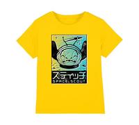 Disney Stitch Anime Fusion Kids T Shirt, Yellow, 5-6