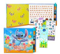 Disney Stitch Autograph Book for Kids - Bundle with 50 Page Lilo and Stitch Signature Book with Pen Plus Stickers, Tattoos, More | land Autograph Book
