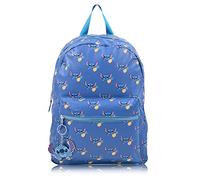 Disney Stitch Backpack for Women | Large Shoulder Bag Backpack Purse for Adults, Teens, Kids, All Ages | Stitch Bag Cute Backpack | Stitch Accessories, Blue, L, Backpack