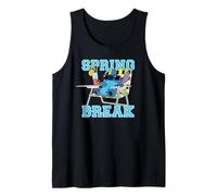 Disney Stitch Beach Chair Chill Spring Break Tank Top
