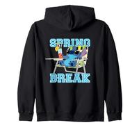 Disney Stitch Beach Chair Chill Spring Break Zip Hoodie