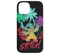 Disney Stitch Beach Vibes Hawai’i Hibiscus Flowers and Palms Case for iPhone 14
