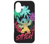 Disney Stitch Beach Vibes Hawai’i Hibiscus Flowers and Palms Case for iPhone 17