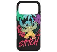 Disney Stitch Beach Vibes Hawai’i Hibiscus Flowers and Palms Case for iPhone 17 Pro Max