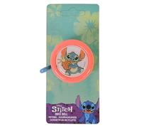 Disney Stitch Bike Bell Kids - Childrens Bicycle Bells with Loud Clear Ring, Easy Install Universal Fitting for Handlebars on Bikes, Trikes & Scooters, Ages 3+ Safety & Style Kids Bike Accessories