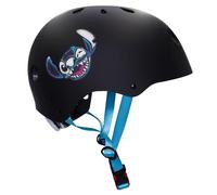 DISNEY Stitch Black bicycle helmet for children, lightweight, adjustable, sporty for boy 52-56 cm (Black Stitch)