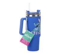 Lilo & Stitch Stitch Blue 900Ml Insulated Cup And Straw Print