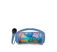 Disney Stitch Bluetooth Karaoke Light Speaker With Microphone Blue