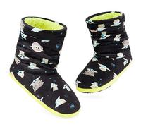 Disney Stitch Boot Slippers Women and Teenagers Warm Plush Baby Yoda House Shoes Size 2-7 Non Slip Sole Gifts for Her (Multicolour Baby Yoda, 1.5/2.5 UK)