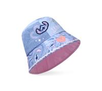 Disney Stitch Girls Bucket Hat, Sun Hat for Kids Beach Summer Holiday Essentials - Stitch Gifts for Girls (Pink/Blue Non-Reversible)
