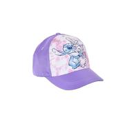 Disney Stitch Cap Sun Hat Children Girls Summer Baseball Cap Children Sun Protection Baseball Hat from 3 Years Adjustable Size, lilac, 6 3/8