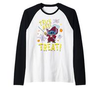 Disney Stitch Captain Hook Costume Trick ARR Treat Halloween Raglan Baseball Tee