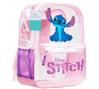 Disney Stitch Children's Backpack Transparent School Bag for Girls Teens Fashion Rucksack Clear Daypack for Travel Uni Stitch Gifts