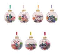 Stitch Set of 7 Baubles with Pom Poms Disney Multi One Size