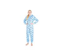 Disney Stitch Coral Fleece Onesie in Blue | Size: 9-10 Years Disney Blue 9-10 Years