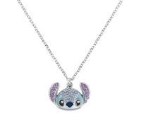 Disney Stitch Crystal Head Pendant Necklace | Acotis - Base Metal
