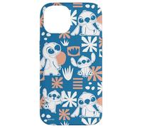 Disney Stitch Cute Hawaii Print Case for iPhone 14