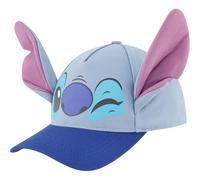Disney Boys Stitch Baseball Cap, Cotton Snapback Hat with Curved Brim, Gray 3D Ears, One Size