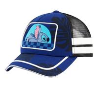 Concept One Unisex's Disney Stitch Trucker Hat, Adult Cotton Baseball Cap with Curved Brim, Multi, One Size