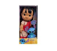Just Play Disney Lilo & Stitch 14-inch Poseable Lilo Doll with 5-inch Stitch Figure, Collectible Toys, Toy for Fans, Girls, Boys, Kids, Ages 3 and Up