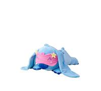 Disney Snuglets Wellbeing Plush Toy Stitch Lying Down 40 cm - Soft with Sleep Mask and Comfortable Extra Weight Approx. 1500 g - Suitable from the First Months of Life - Beautiful Gift