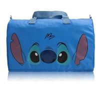 Disney Stitch Duffle Bag | Lightweight Foldable Travel Duffel with Shoulder Strap & Luggage Sleeve | Large Packable Stitch Bag for Kids, Teens, or Adults | 18" x 12" | Ages 3+