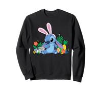 Disney Stitch Easter Bunny Ears & Eggs Tropical Spring Pals Sweatshirt