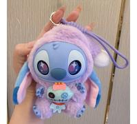 Disney Stitch Eat Something Before Sleep Series Blind Box Vinyl Plush Pendant Mystery Box Cute Stitch Doll Surprise Toy Gift Toy A-4
