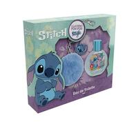 Disney Stitch Eau de Toilette Gift Set, 50ml, Keychain and Pom Pom Included