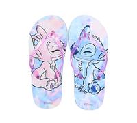 Disney Stitch Flip Flops for Girls, Summer Sandals Stitch and Angel Gift Girls, Sizes EU 28 to 35, lilac, 10/10.5 UK Child