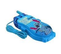 Disney Stitch Flip Phone Toy for Kids, Battery Operated Sound Effects Cellphone Toy, Carrying String Interactive Learning and Child Development Gift for Ages 3+ Years