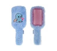 Disney Stitch Fluffy Hairbrush | Officially Licensed | I Heart Stitch | Embroidered Stitch Design | Paddle Brush for Detangling | Disney Hair Gift | Mad Beauty