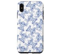 Disney Stitch Fluffy Summer Vibes Pattern Case for iPhone XS Max